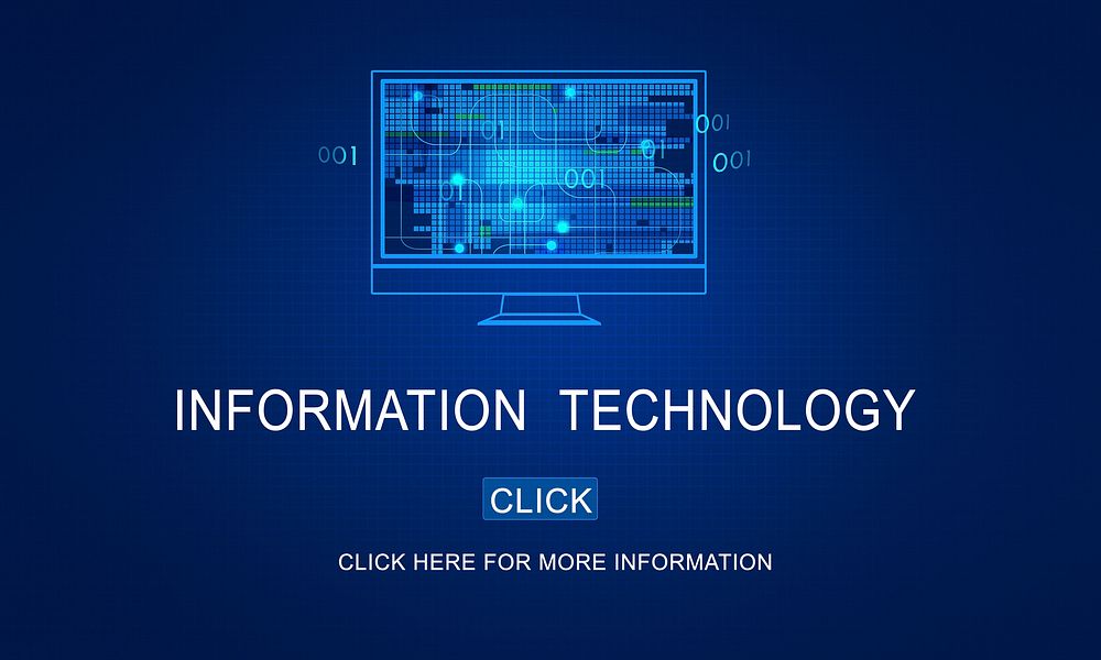Information Technology Digital Data Electronic Concept