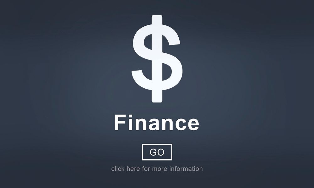 Dollar Sign FInancial Homepage Online Concept