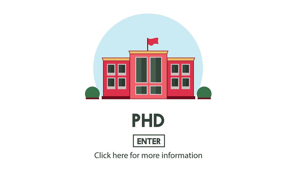 PHD Doctor of Philosophy Knowledge Education Concept