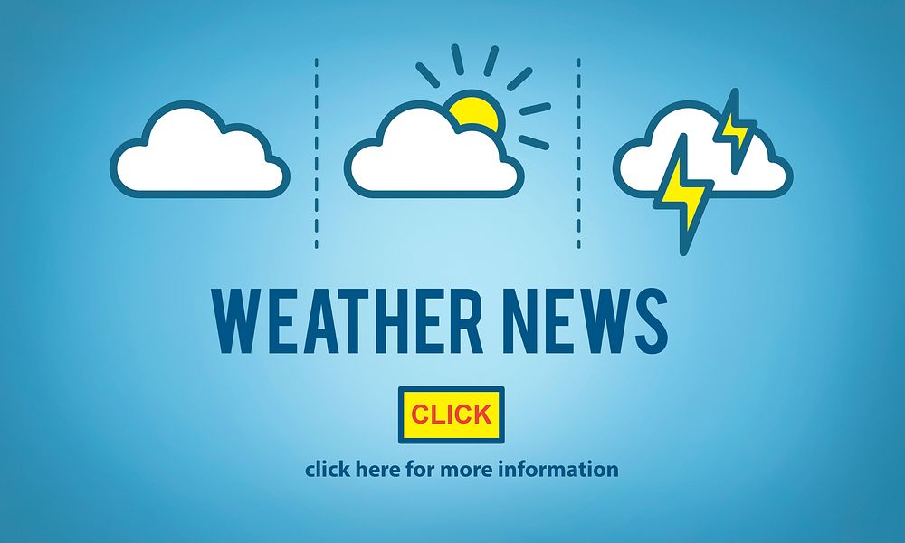 Weather News Information Reporter Concept