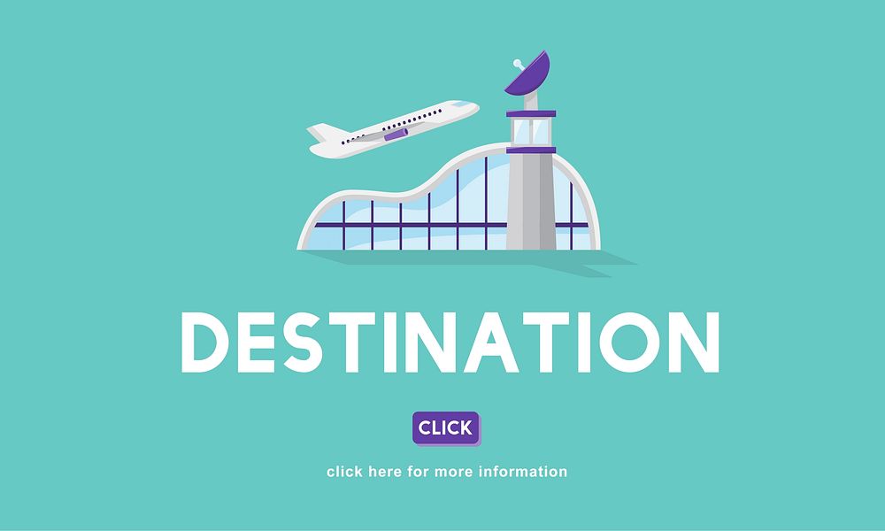 Destination Business Trip Flights Travel Concept