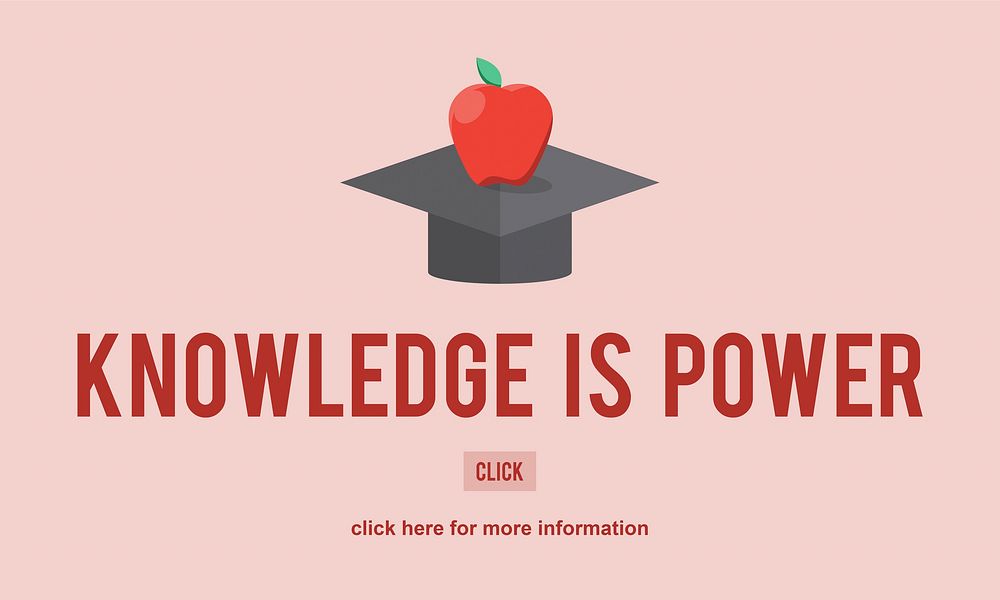 Knowledge Is Power Education Graduation Successful Concept
