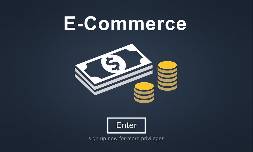 Ecommerce Market Transaction Online Concept