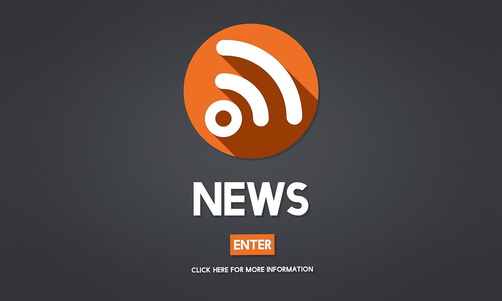 News Breaking Broadcast Inofrmation Media Feed Concept