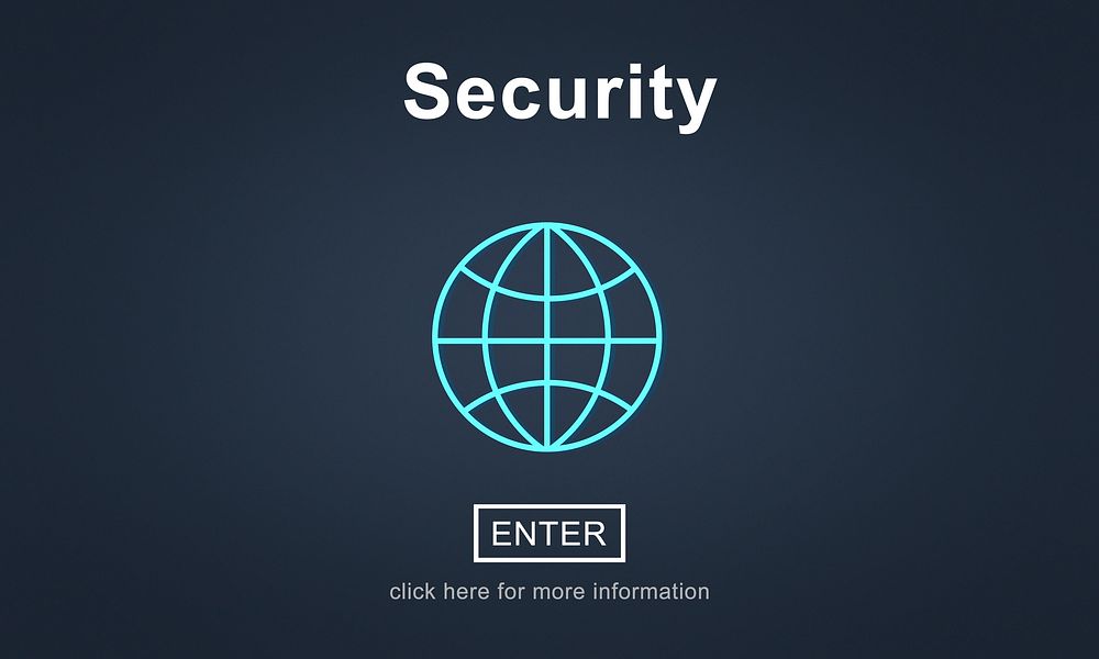 Data Security Global Technology Homepage Concept