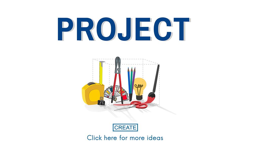Project Instrument Set Tools Equipment Concept