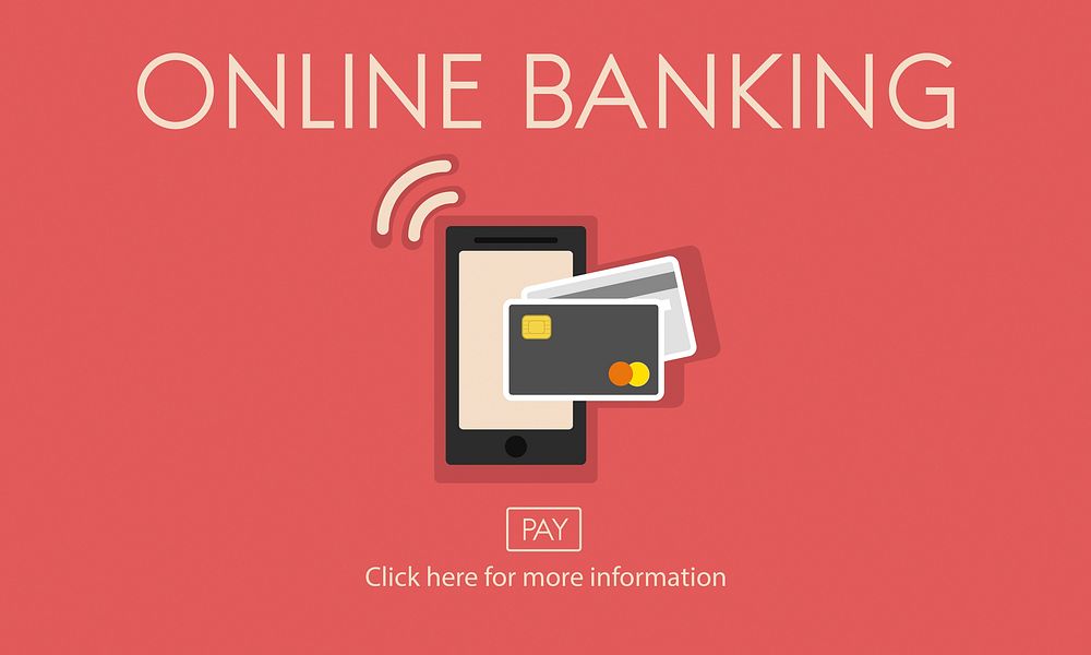 Online Banking Mobile Wallet E-banking Concept