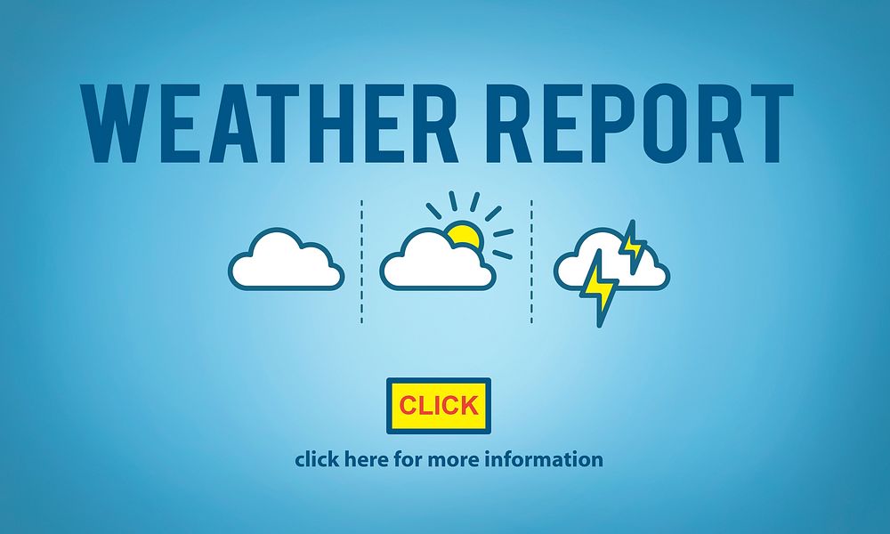 Weather Report Prediction Forecast News Information Concept