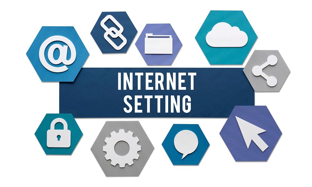 Internet Setting Gadget Control Networking Concept