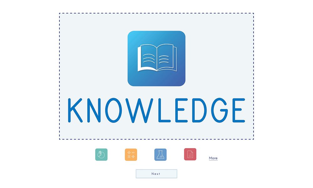 E-Book Online Learning Education Knowledge Graphic