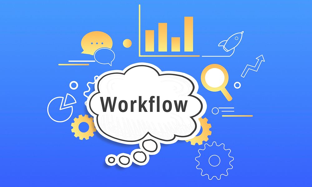 Business Strategy Management Workflow Illustration