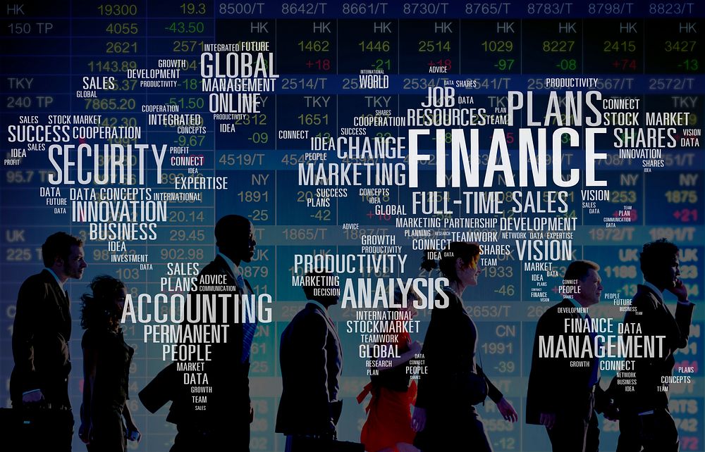 Finance Global Productivity Decision Management Concept