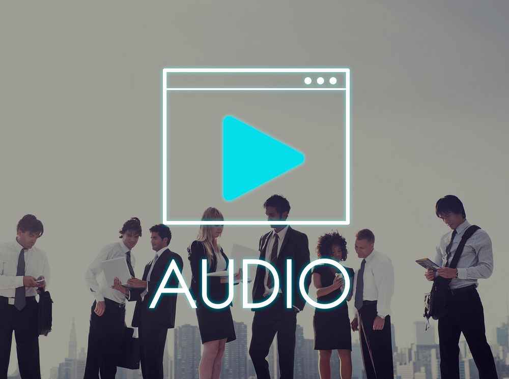 Media Audio Player Blog Concept