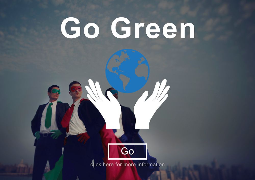 Go Green Conservation Ecology Environmental Concept