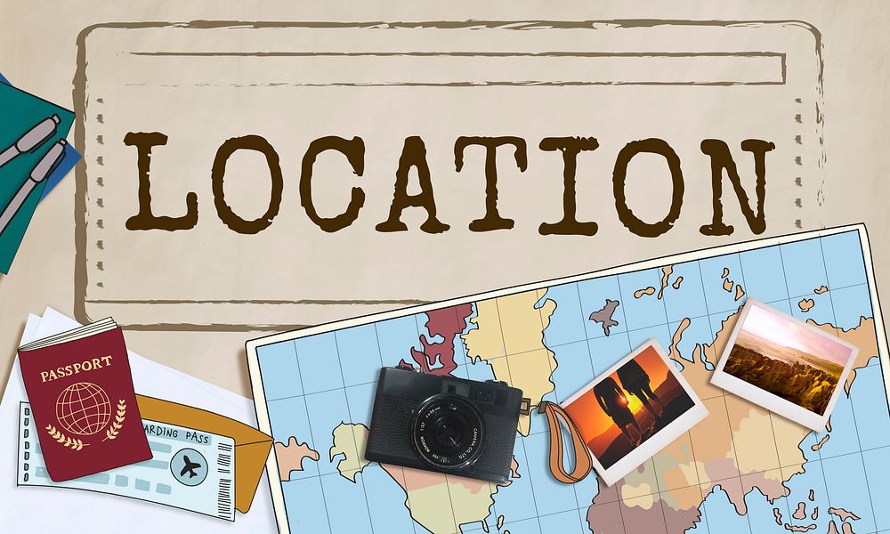 Location Destination Route Direction Travel Holiday Concept
