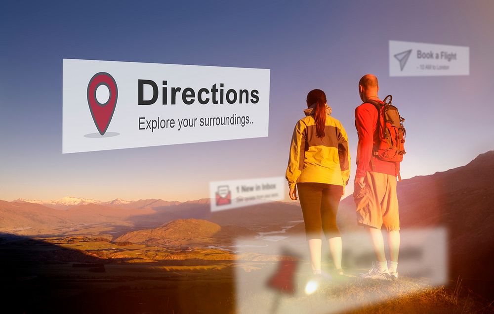 Direction Sign Forward Movement Perspective Way Concept