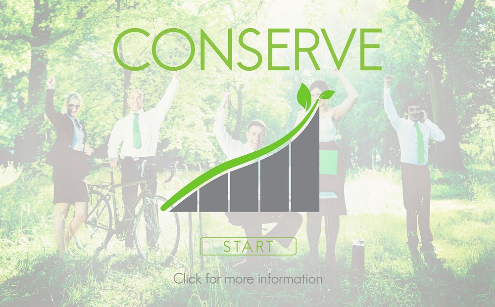 Conserve Green Business Environment Ecology Concept