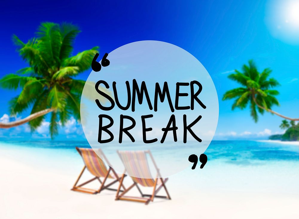 Summer Break Beach Friendship Holiday Vacation Concept