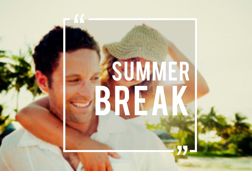 Summer Break Beach Friendship Holiday Vacation Concept