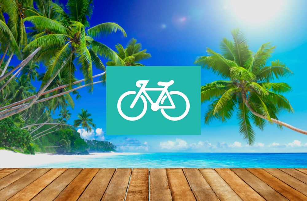 Bicycle Riding Bike Transportation Icon Concept