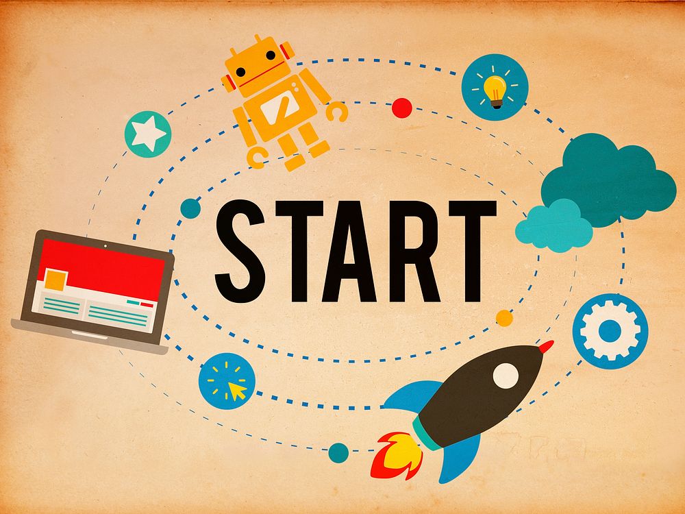 Start Mission Success Strategy Beginning Concept