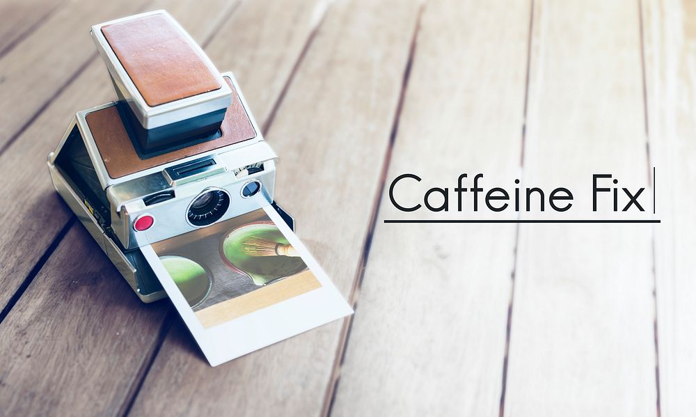 Caffeine fix coffee lover word