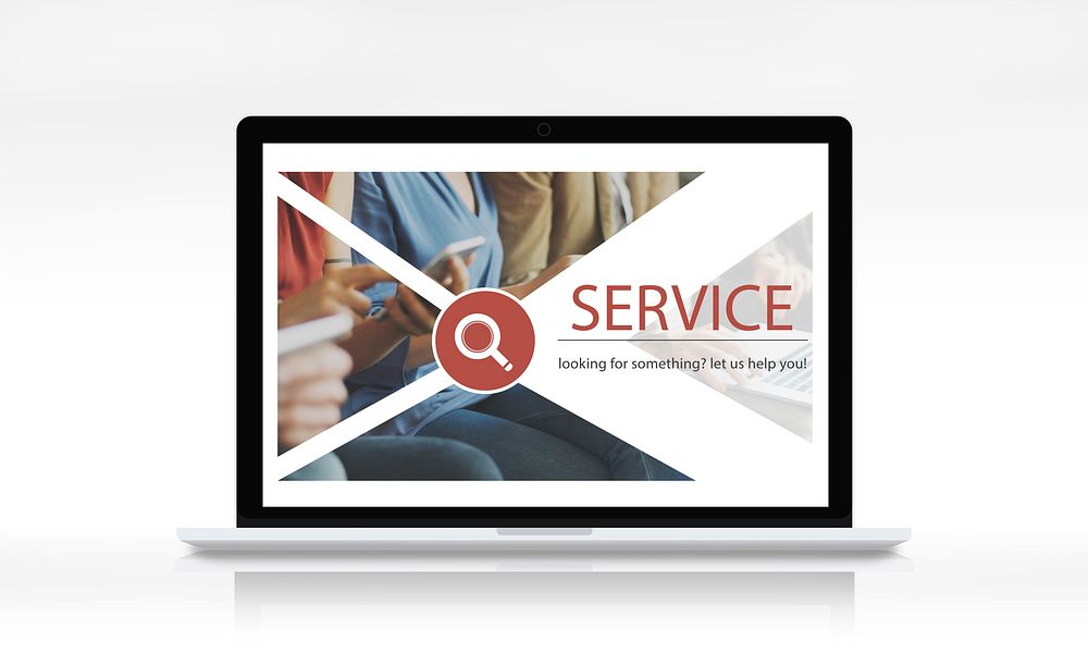 Support Service Contact Us Information Concept