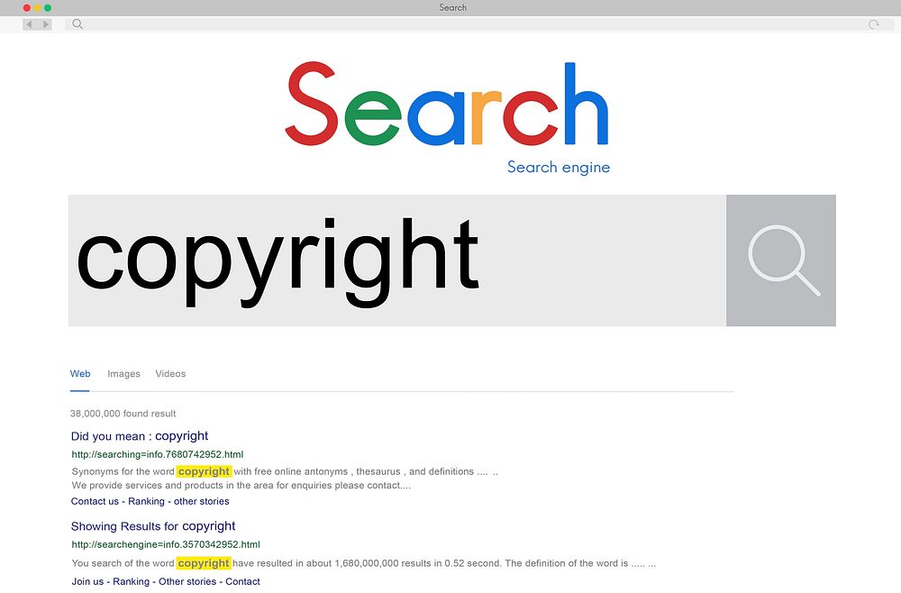 Copyright Brand Marketing Identity Concept