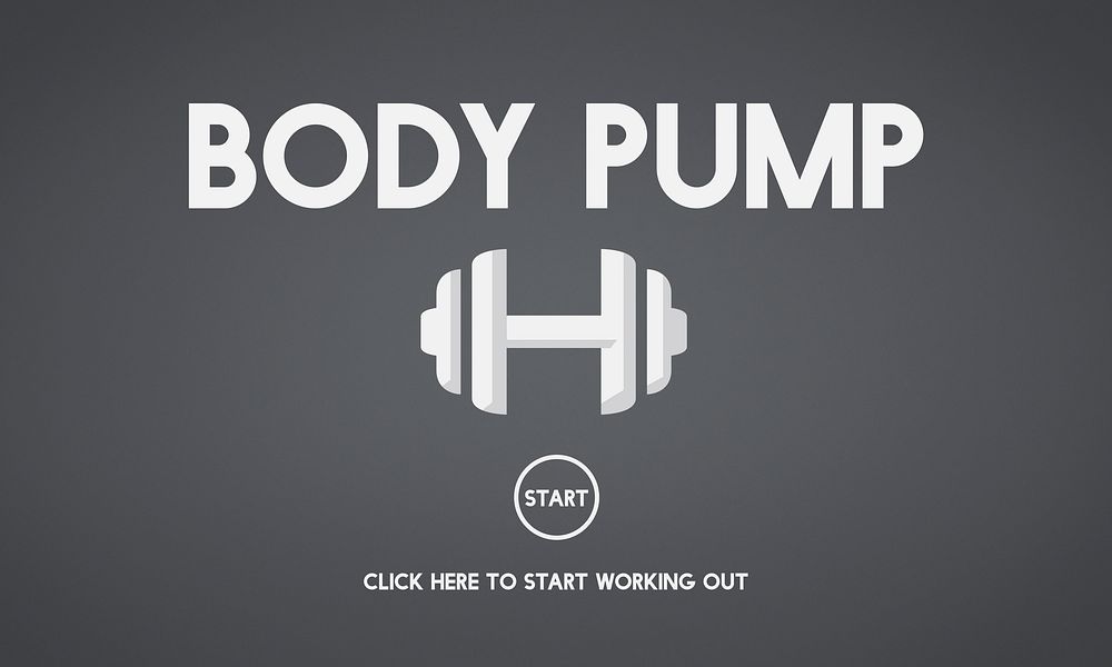Bodybuilding Health Get Fit Fitness Exercise Body Pump Concept