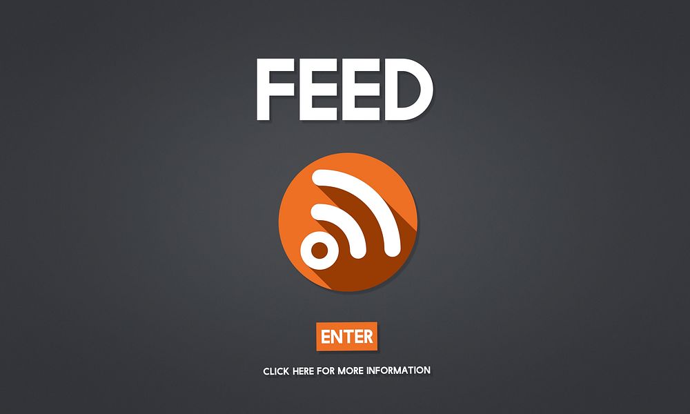 Feed RSS Internet Network Technology Web Concept