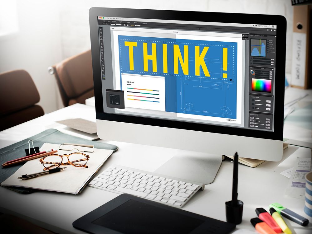 Think Thinking Design Creative Ideas Concept