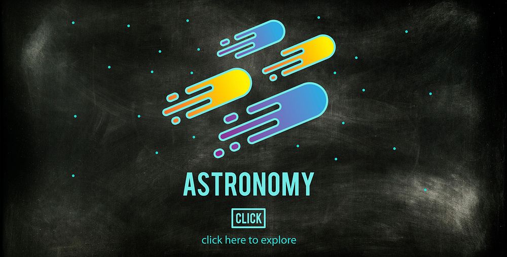 Astronomy Science Solar System Astrology Shooting Star Concept