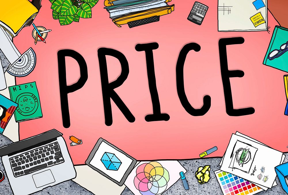 Price Cost Value Money Amount Rate Commerce Concept