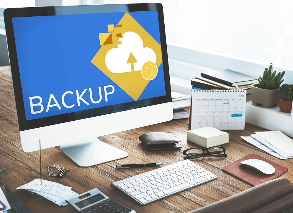 Backup Data Cloud Storage Concept