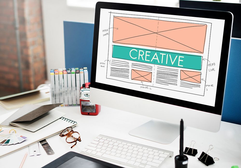 Creative Creatvity Web Design Layout Concept