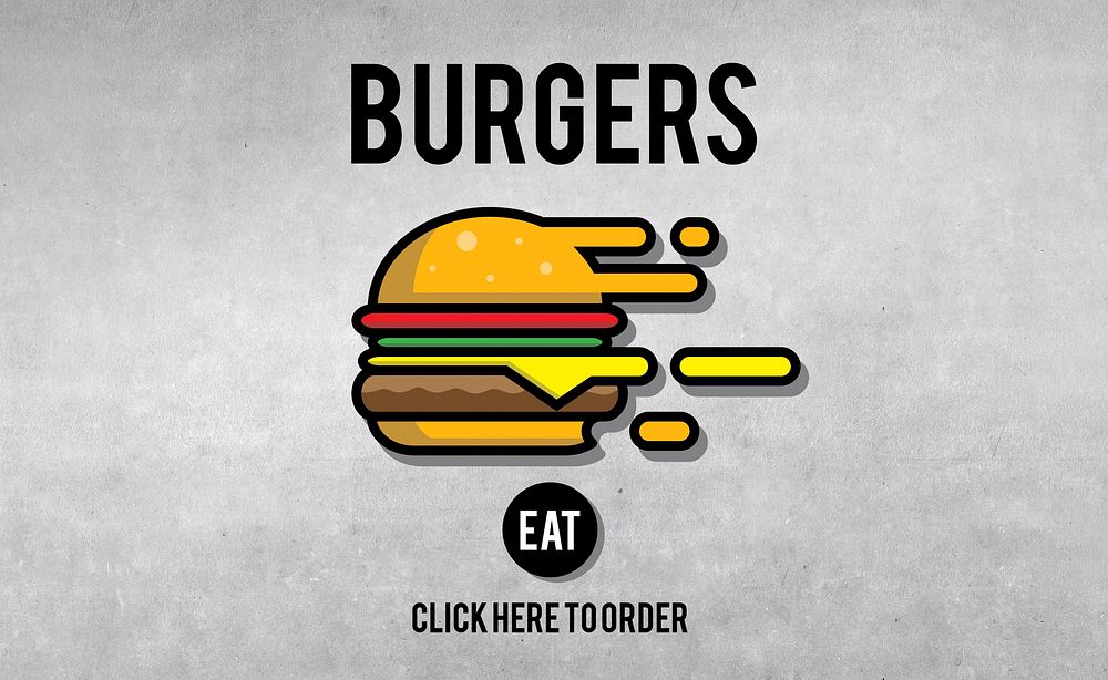 Burgers Junk Food Fatness Delicious Concept