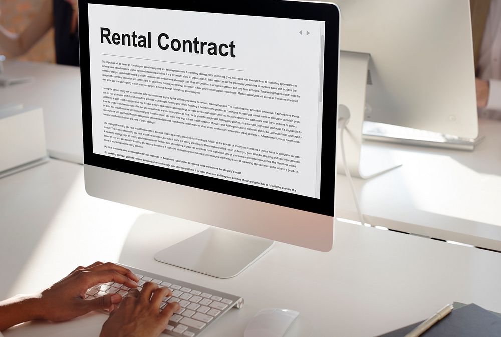 Rental Contract Assets Concept