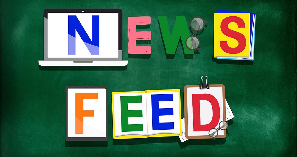 News Feed Social Media Networking Information Update Concept