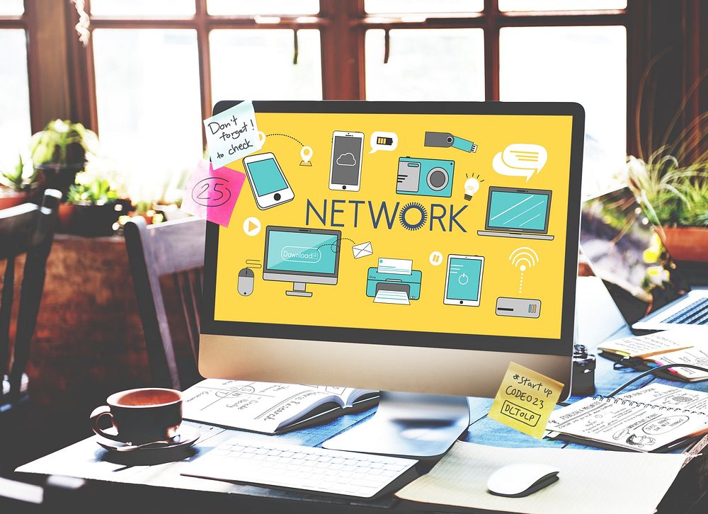 Network Networking Internet Social Media Concept