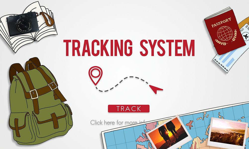 Tracking System Eletronic Fitness Gadget Workout Concept
