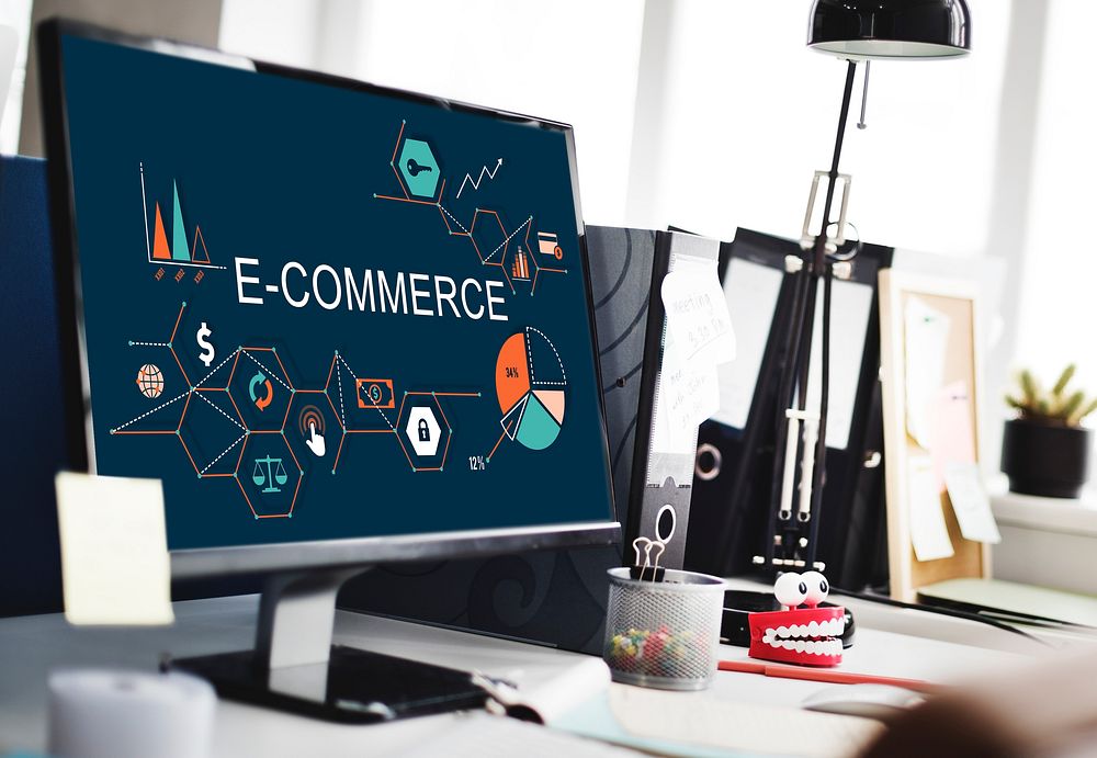 E-commerce Global Business Digital Marketing Concept
