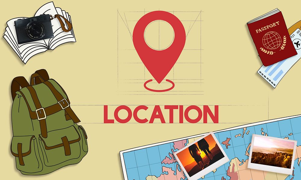 Location Direction Navigation Destination Exploration Concept