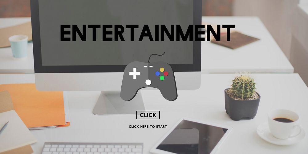 Gaming Entertainment Fun Hobby Digital Technology Concept