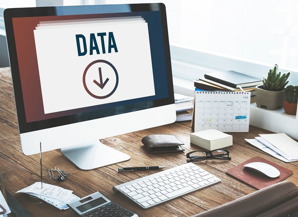 Storage Data Information Download Concept