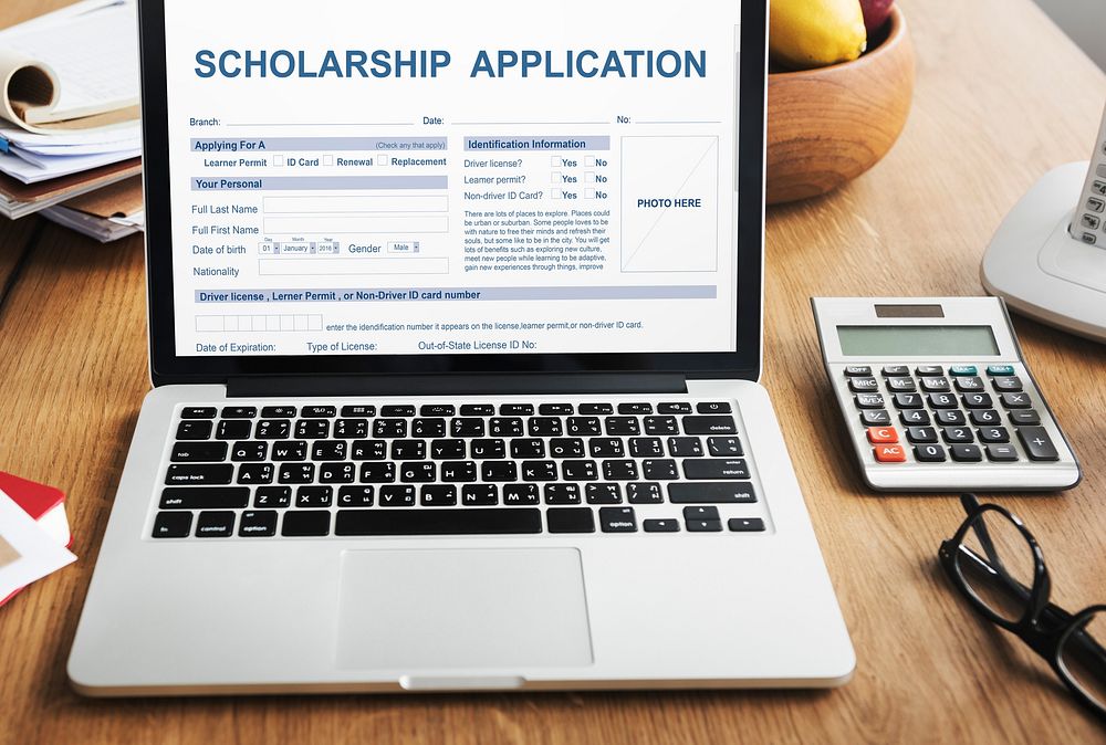 Scholarship Application Form Foundation Concept