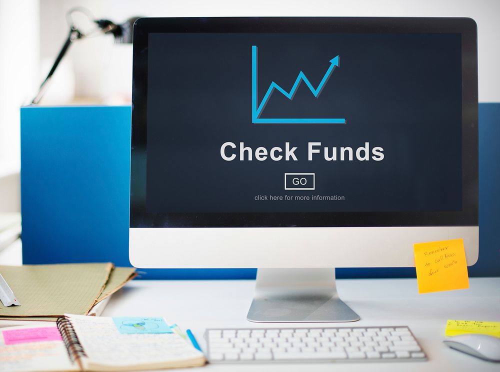 Check Funds Budget Analysis Business Data Finance Concept
