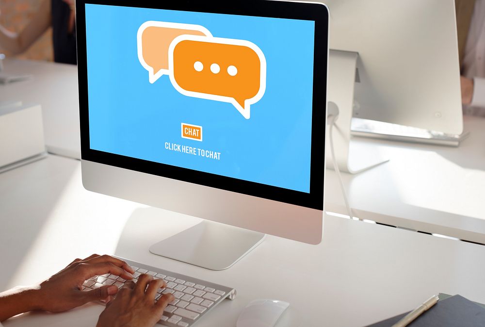 Communicate Socialize Talk Connect Technology Concept
