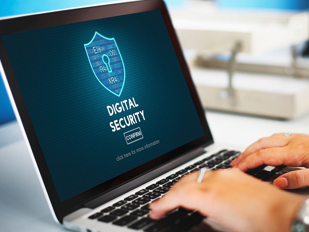 Digital Security Privacy Online Security Protection Concept