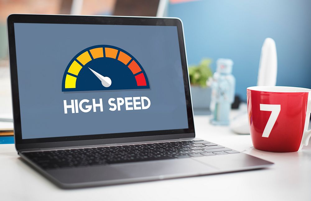 Internet Speed Test Software Concept