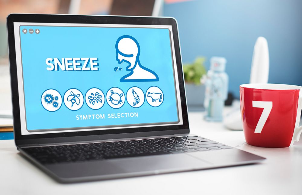 Sneeze Allergy Disorder Sickness Healthcare Concept